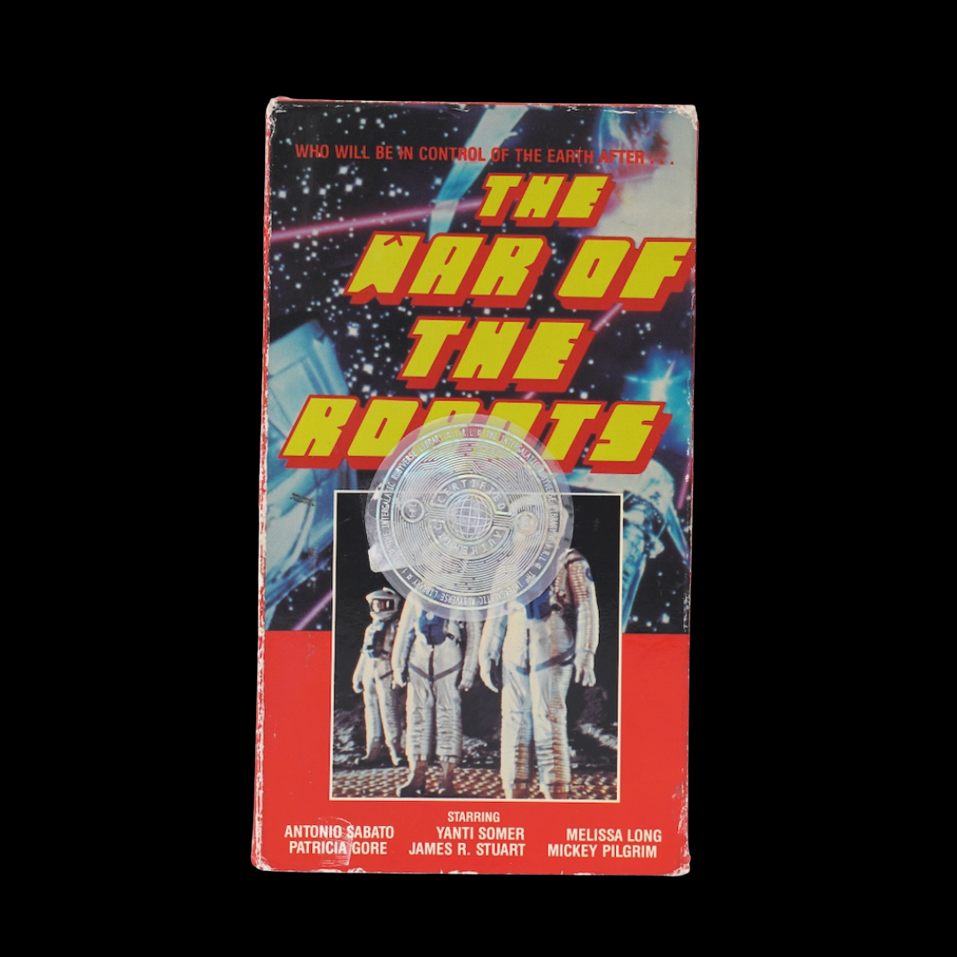 THE WAR OF THE ROBOTS VHS